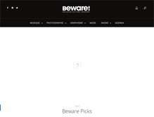 Tablet Screenshot of bewaremag.com